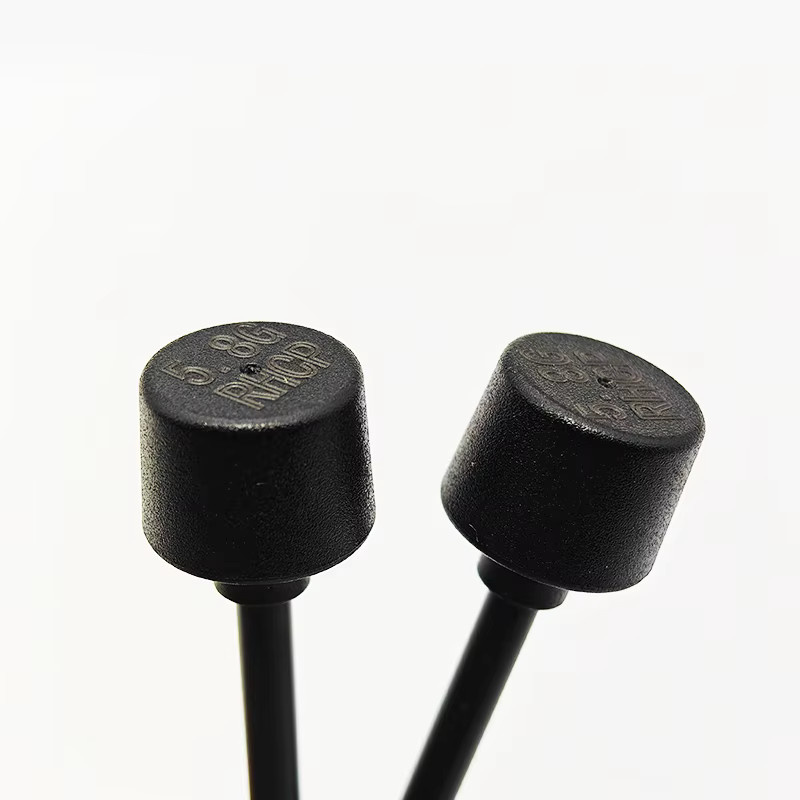 Creapart Doppel-Lollipop-Antenne für RC FPV Quadcopter Drohnen in Schwarz mit 5,8 GHz, hoher Verstärkung 3dBi und IPX1 Anschluss (RHCP/LHCP) - Bild 2