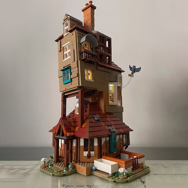 YMOLGA Architektur Rotes Haus, Konstruktions-Baustein-Set, 2405 Teile, ab 14 Jahren - Bild 1