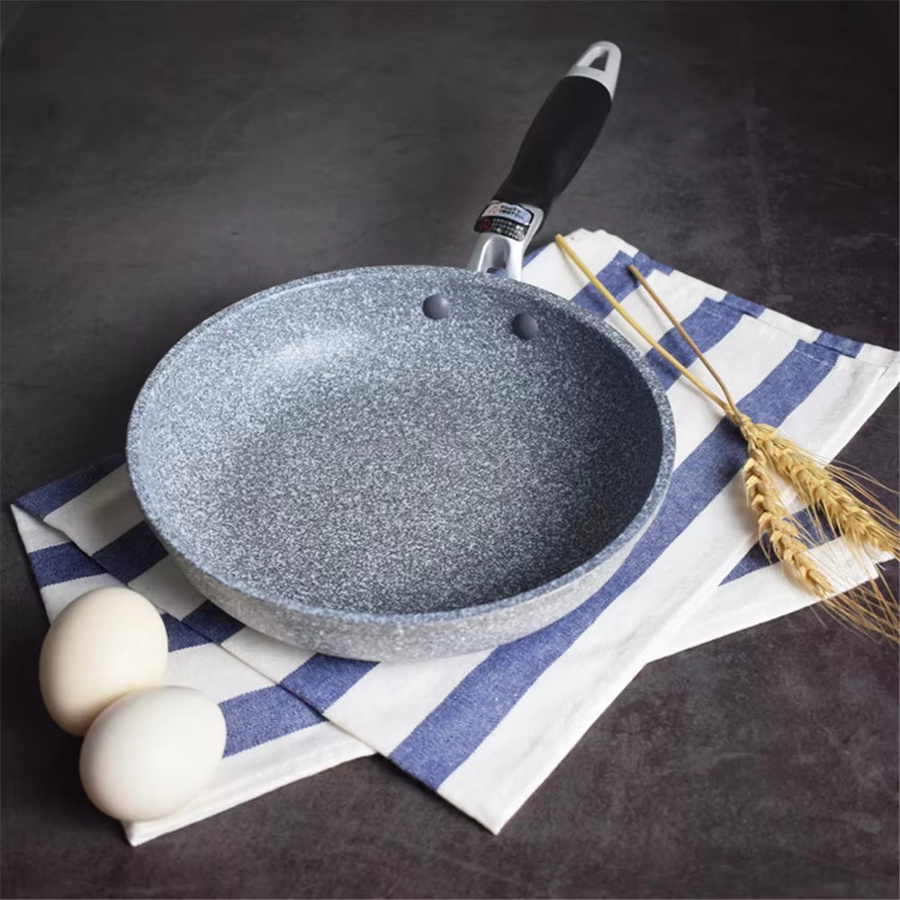 Antihaft Wok Pfanne mit Keramikbeschichtung in Grau, Durchmesser: 28 cm, geeignet für Induktion und Gasherd - Bild 2