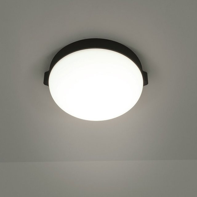 B.Lux Beaded C LED-Deckenleuchte aus Glas und Aluminium in Opalweiß und Grau - Bild 1