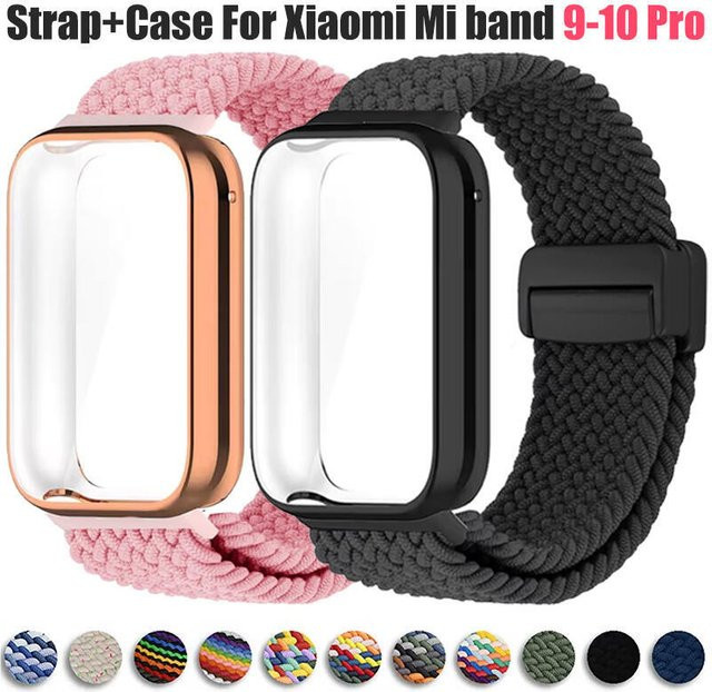 Armband für Xiaomi Smart Band 10 Pro, TPU-Hülle, magnetisches geflochtenes Nylon-Schlaufenband, Unisex - Bild 1
