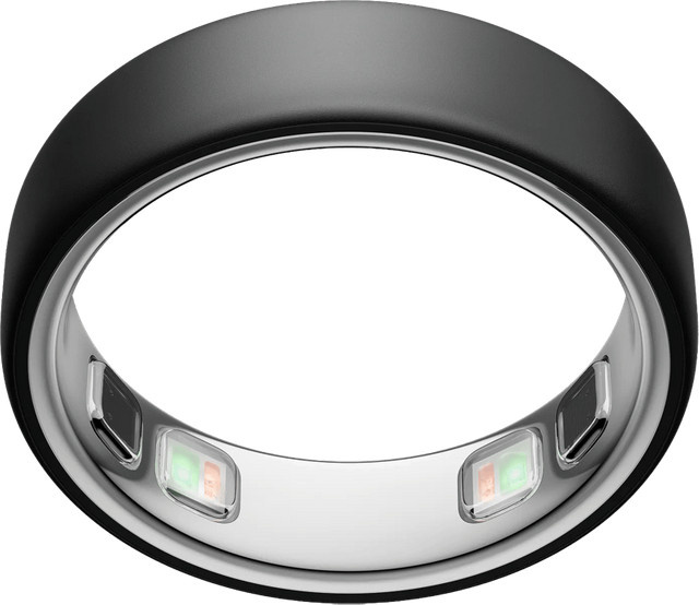 Oura Ring 5 Stealth Black Unisex Smart Ring mit Schlaf-Tracking und Herzfrequenzmessung Größe 7 - Bild 1