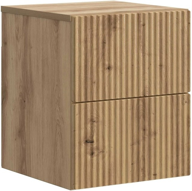 vidaXL Wandmontierter Nachttisch Artisan-Eiche in Braun im Vintage-Stil, B/T/H: 33 x 34,5 x 40 cm - Bild 1
