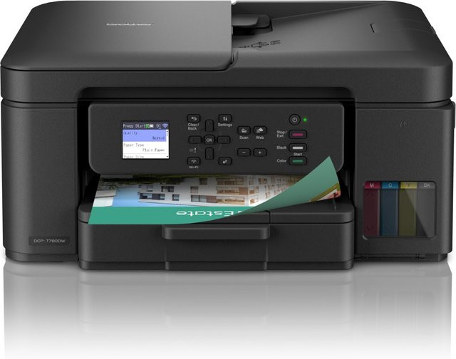 Brother DCP-T780DW 3-in-1 Tintenstrahl-Multifunktionsdrucker mit WLAN, Duplex und ADF, Schwarz - Bild 2