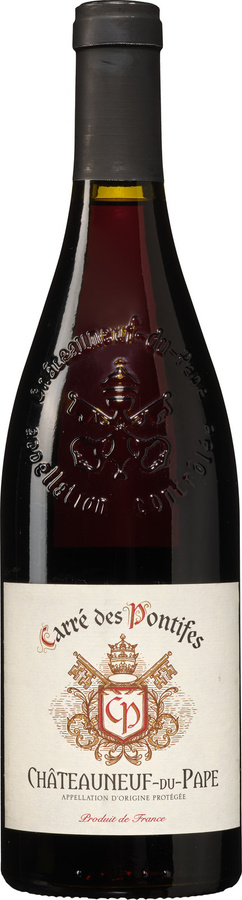 Carre des Pontifes Rotwein Châteauneuf-du-Pape Grenache/Mourvèdre/Syrah Frankreich 0,75 l - Bild 2