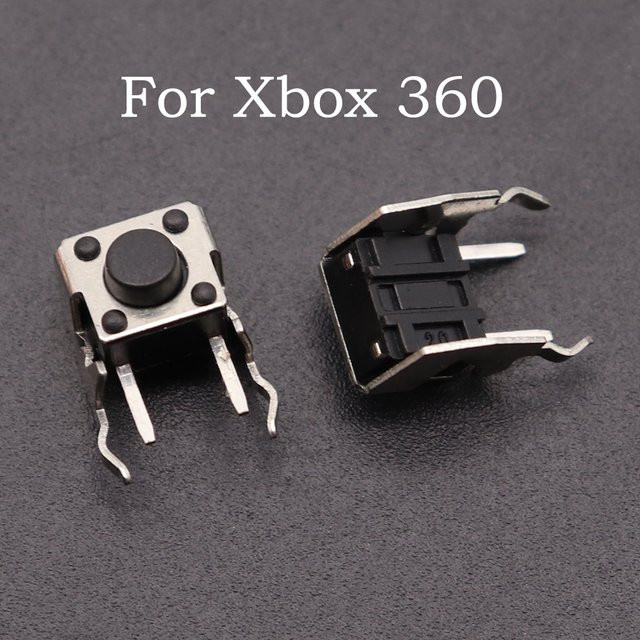 TingDong 20 Stück RB/LB-Stoßfängertasten mit taktilen Schaltern für Xbox One und Xbox 360 Controller in Schwarz - Bild 1
