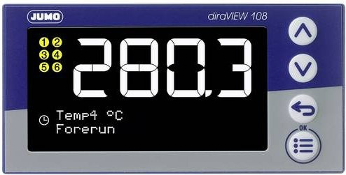 Jumo Digitalanzeige in Blau für den Einbau - Bild 1