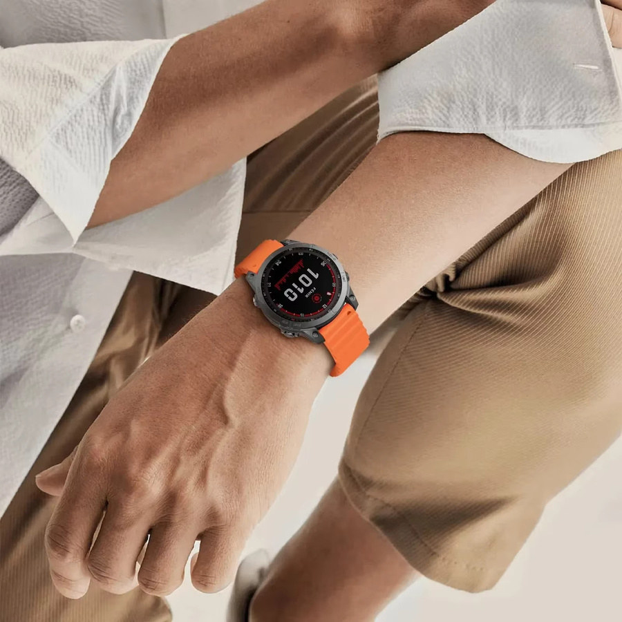 yunfook Smartwatch Armband, Silikon, Edelstahl, Unisex - Bild 4