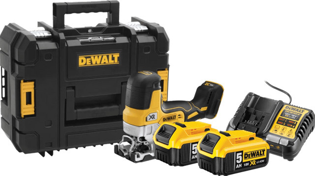 DeWalt Starterset DCS335NT-XJ mit 2 x 5,0-Ah-Akkus in Gelb - Bild 1