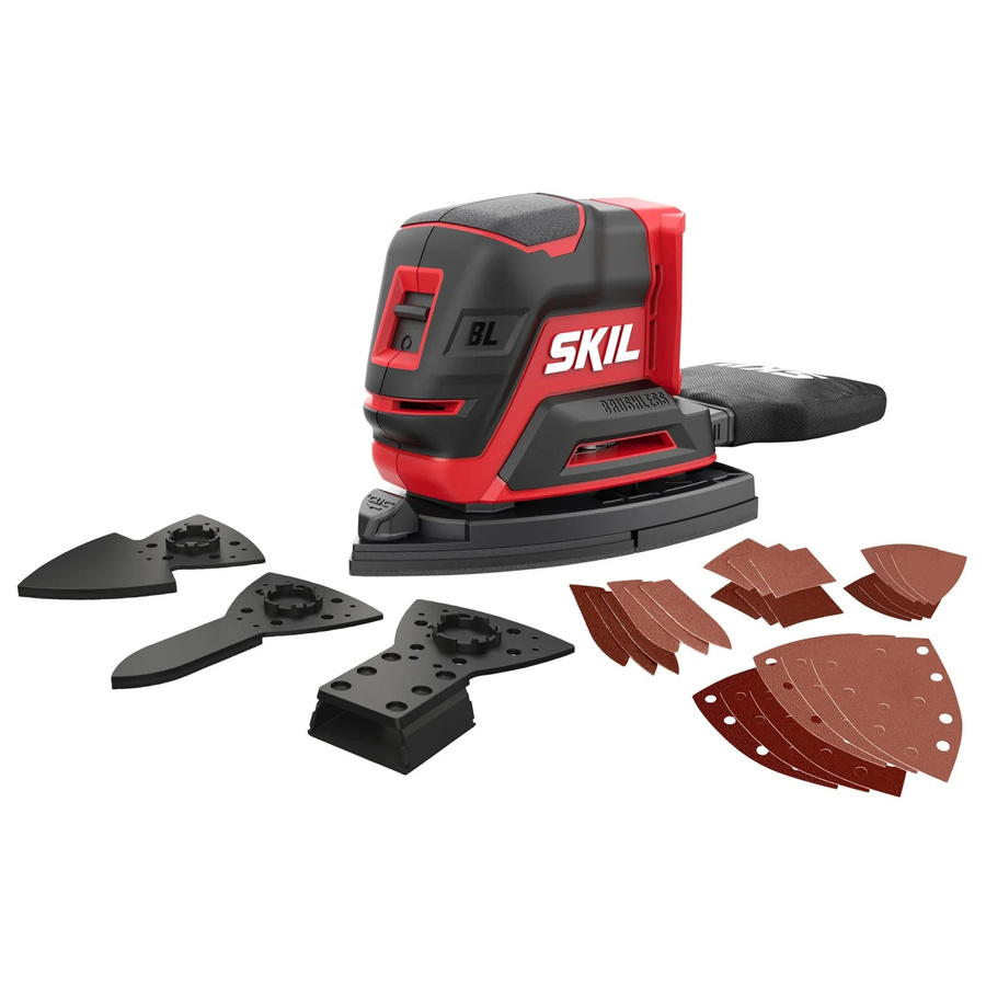 Skil Akku-Multischleifer Compact 3720CD Bürstenlos in Rot, 20 V (ohne Akku und Ladegerät) - Bild 2