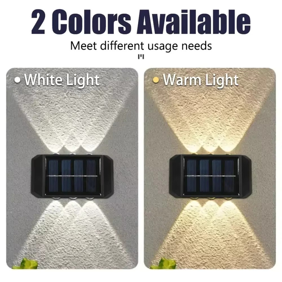 Heinast Solar-Außenleuchte LED Wandleuchte Up-Down modern Schwarz - Bild 3