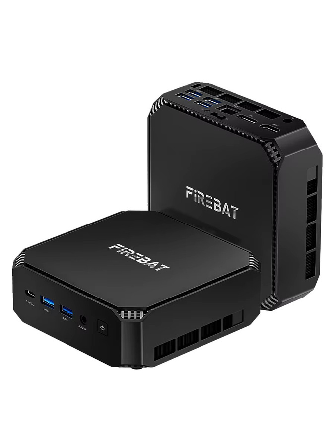 FIREBAT MINI PC A6 Gaming-Computer mit AMD Ryzen 7 7735HS, 16GB DDR5 RAM, 512GB SSD, WiFi6, Bluetooth 5.2 und Windows 11, Schwarz - Bild 3
