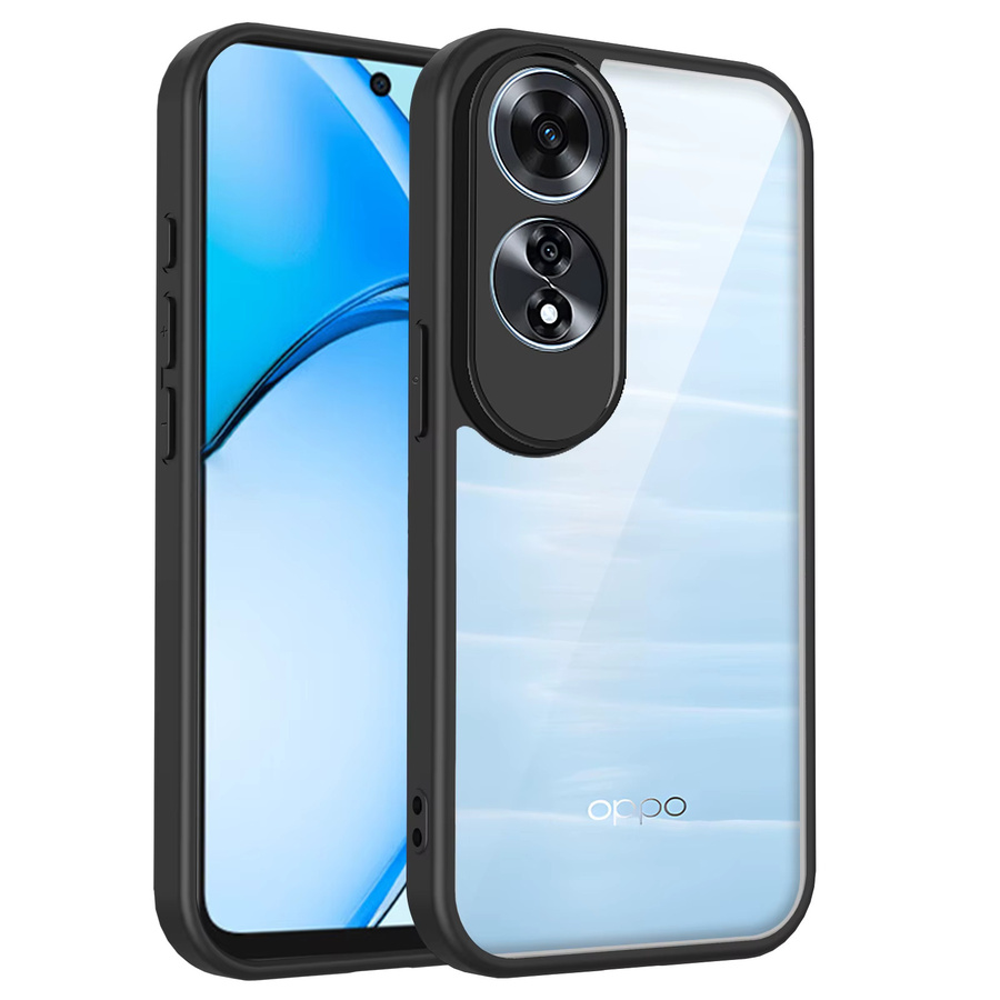 Stoßfeste Silikonhülle für Oppo A60 4G mit matter transparenter Rückseite - Bild 2