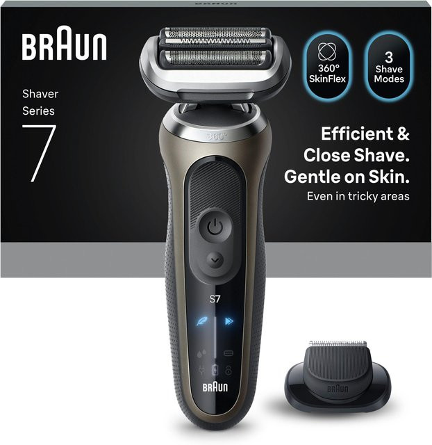 Braun Series 7 Elektrorasierer, Herren, gold - Bild 1