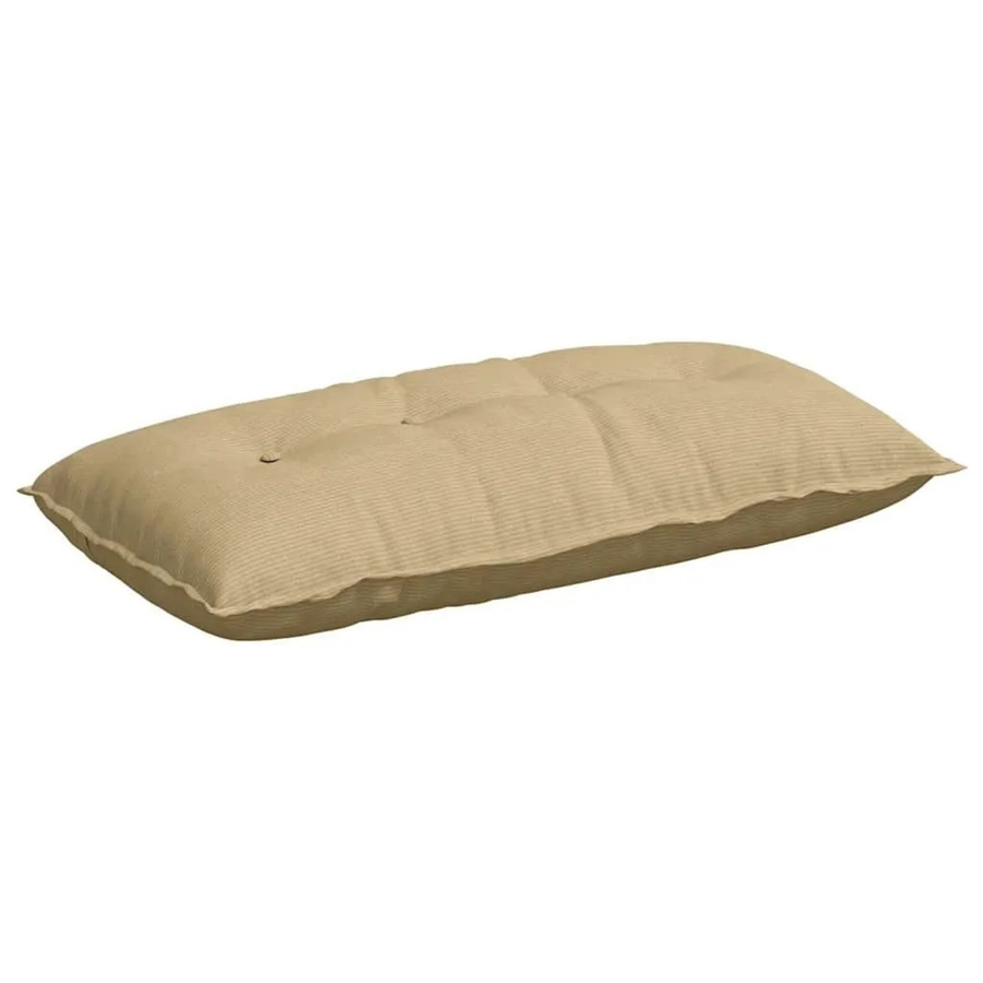 vidaXL Rückenkissen aus Cordstoff in Grau-Grün, rechteckige Form, B: 100 cm, H: 50 cm - Bild 2