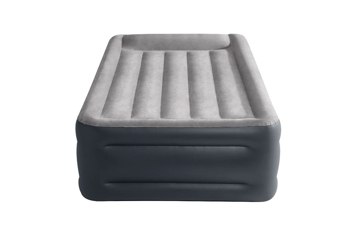Intex DuraBeam Deluxe Pillow Rest Raised Luftbett, Grau, B/T/H: 99 x 191 x 42 cm - Bild 4