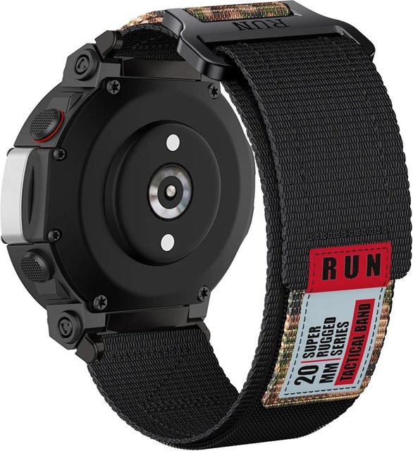 Agood Uhrenarmband Nylon, Schwarz, Unisex - Bild 1