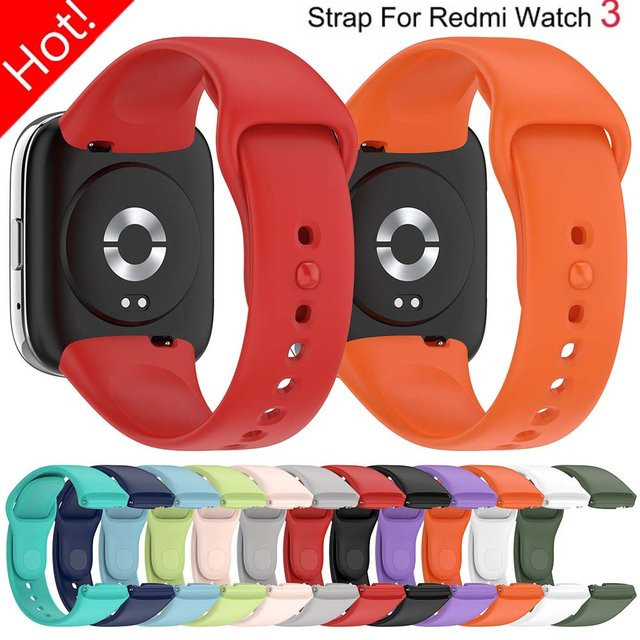 FancyWrist Uhrenarmband Silikon, Schwarz, Xiaomi Redmi Uhr 3 Aktive, Redmi Uhr 3 Lite - Bild 1