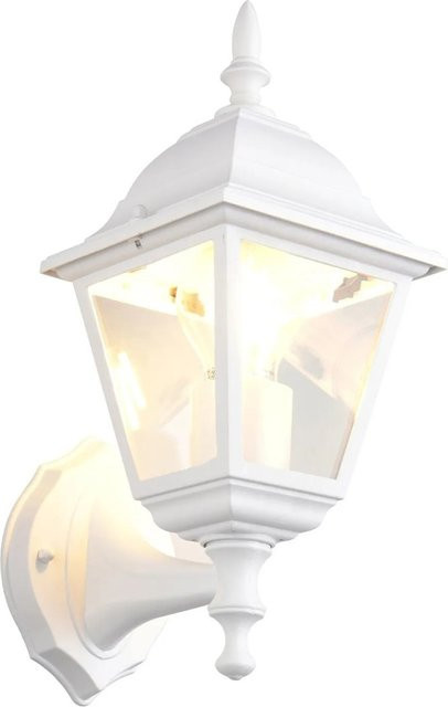Trio LED-Wandleuchte Livenza Weiß Matt aus Druckgussaluminium für den Gartenbereich, B/H/T: 34 x 14 x 19 cm - Bild 1