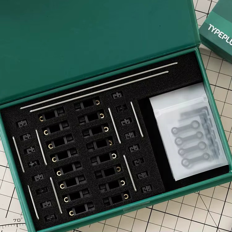 TYPEPLUS X YIKB PCB-Schraubstabilisatoren für mechanische Tastaturen in Schwarz für 60 % und 80 % Layouts mit 7U-Leertaste - Bild 3