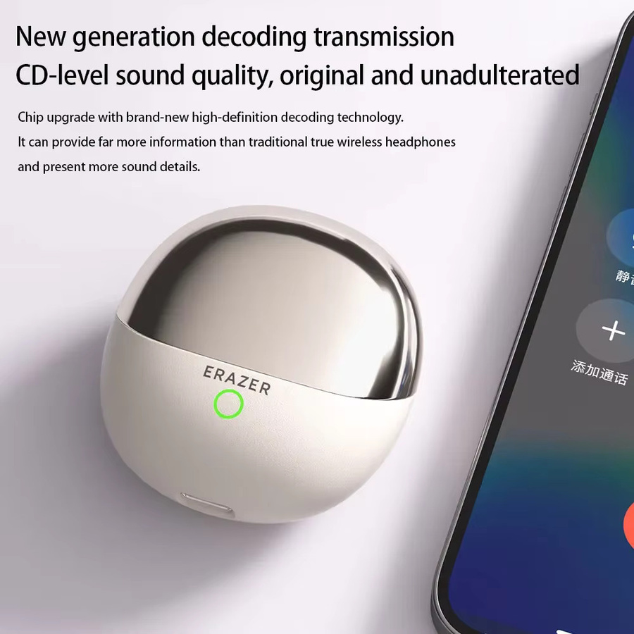 Lenovo E30 Wireless In-Ear Kopfhörer mit Bluetooth 5.3, Rauschunterdrückung und schwerem Bass in Schwarz oder Weiß - Bild 4