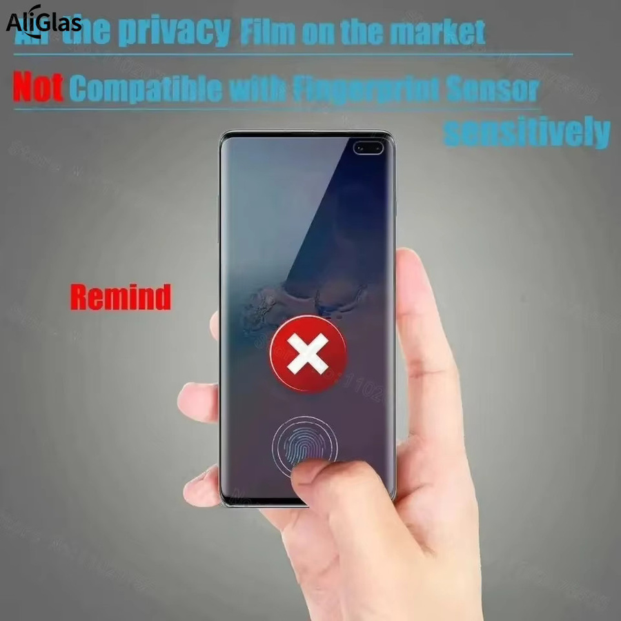 Privatsphäre Hydrogel Schutzfilm für vivo X200 X300 Ultra Pro Mini und weitere Modelle, transparent - Bild 2