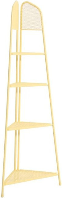 DELUKE Eckregal aus Stahl in Gelb, H x B x T: 180 x 48 x 48 cm - Bild 1