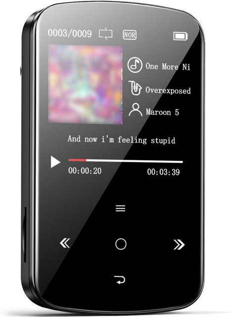 Honor Electronics M9 MP3-Musikplayer mit 1,5-Zoll-OLED-Bildschirm und FM-Radio-Aufnahme in Schwarz - Bild 1