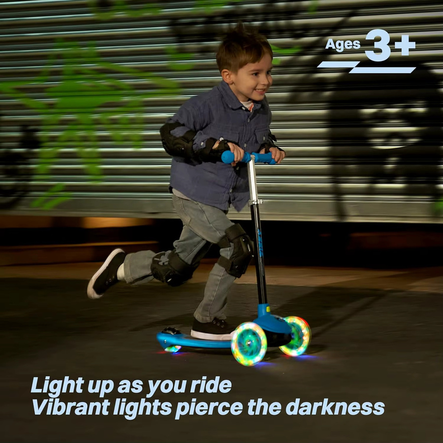 Joyfy 3-Rad-Roller, Mehrfarbig, mit LED-Leuchtrollen, ab 3 Jahren - Bild 2