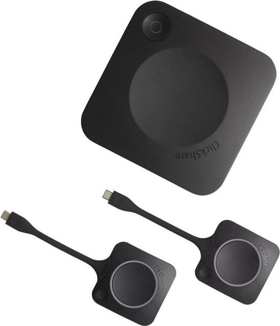 Barco ClickShare C-10 kabelloses Präsentationssystem in Schwarz mit 2x USB-C Buttons, 4K UHD, Wi-Fi 5 und HDMI - Bild 1