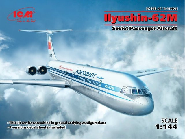 ICM Ilyushin 62M, Modell, 1:144 - Bild 1