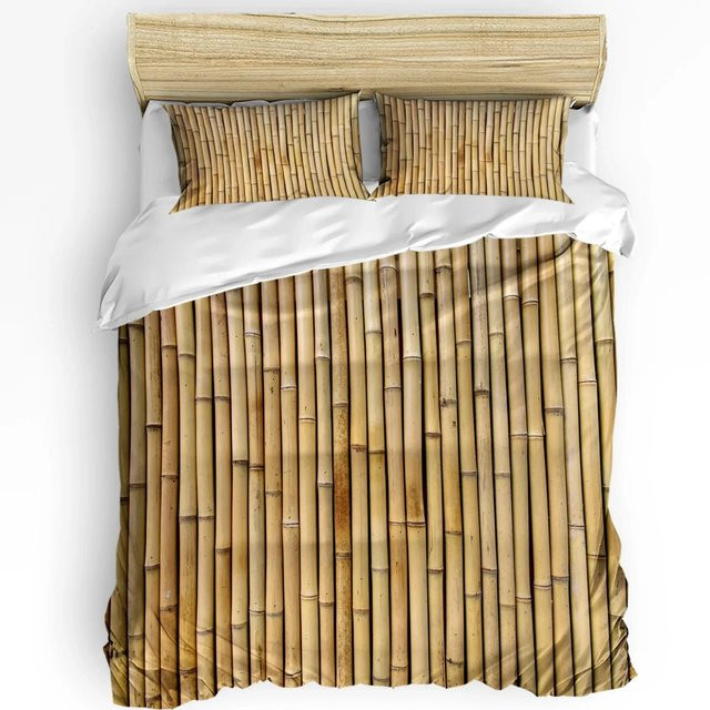3-teiliges Lodestar Bettwäsche-Set aus Bambus im chinesischen Stil, Schwarz-Weiß, B/H: 172 x 218 cm - Bild 1