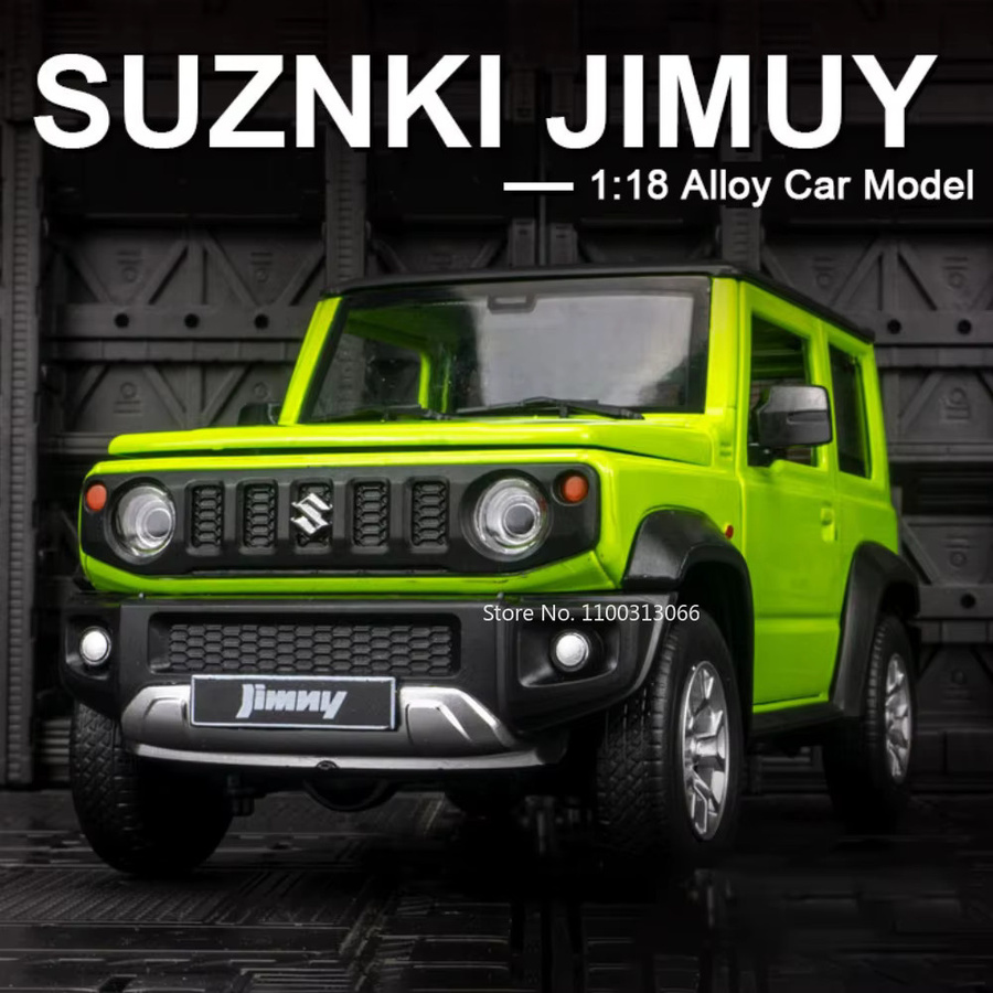 MAKEDA Suzuki Jimny, Automodell, 1:18, mit Licht und Sound, Metall - Bild 4