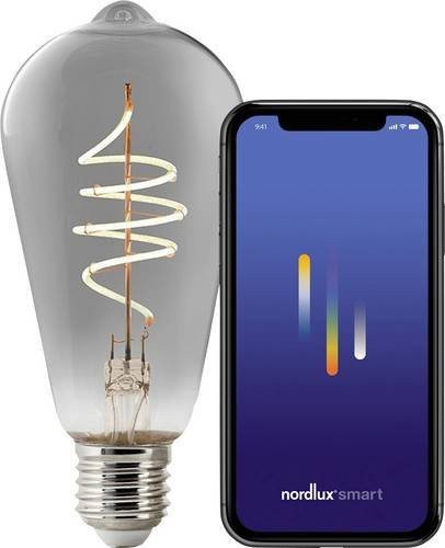 Nordlux LED Glühlampe E27 4.7W Warmweiß dimmbar transparent - Bild 1