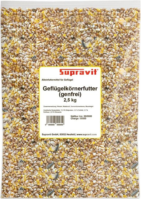 Supravit Geflügelkörnerfutter Körnermischung ohne Gentechnik - Bild 1