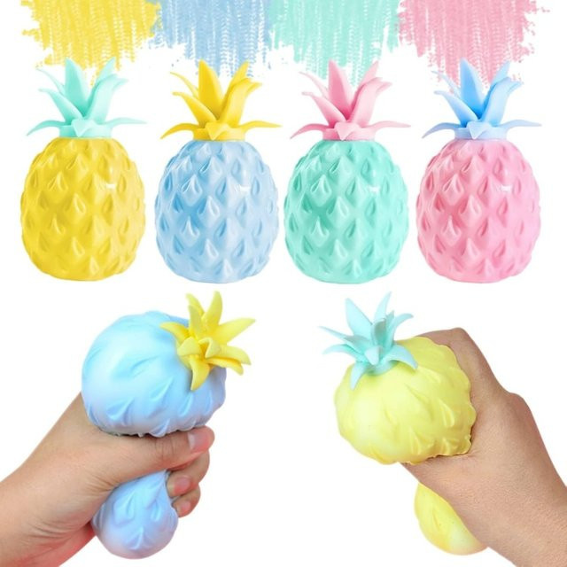 GSF Ananas-Stressball, Fidget-Spielzeug, multicolour - Bild 1