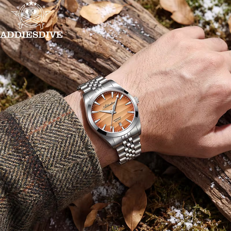 ADDIESDIVE Armbanduhr Automatik, Edelstahl, 39 mm, Herren - Bild 6
