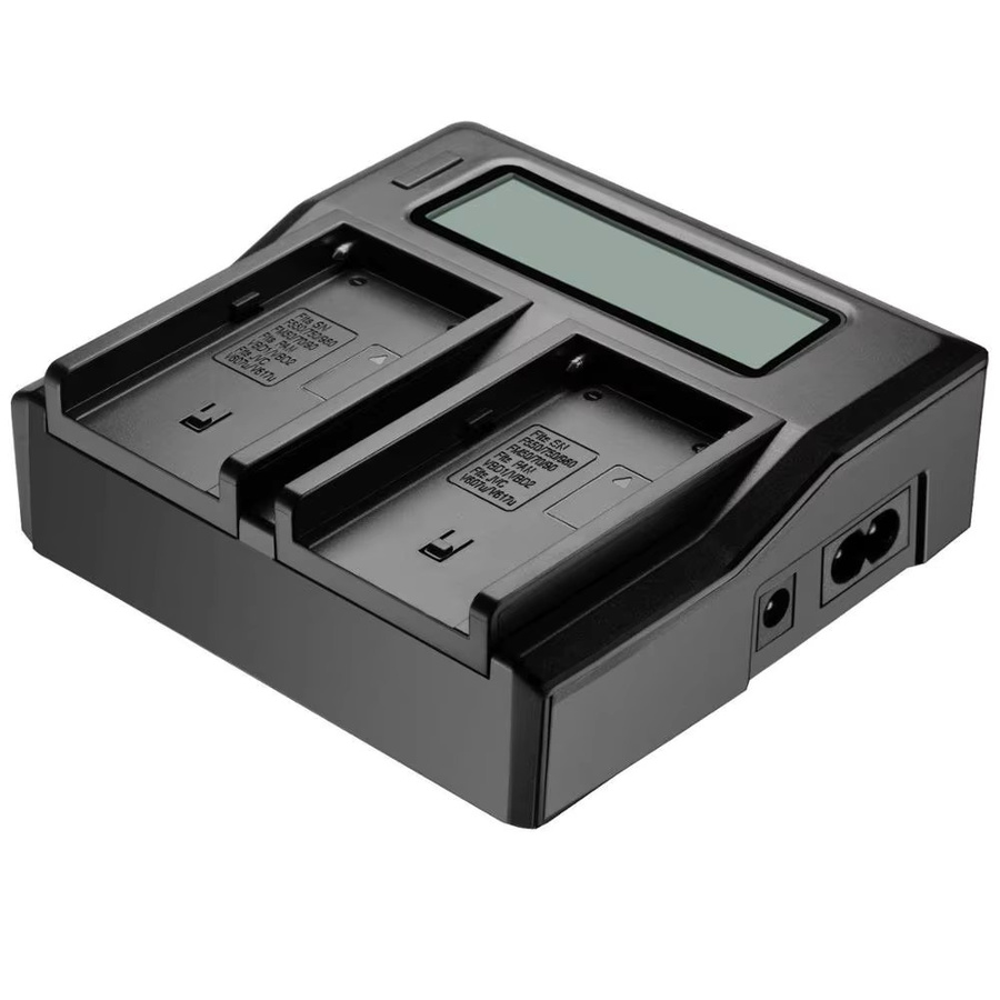 Sony Schnellladegerät für NP-F970 NP-F960 NP-F950 NP-F770 NP-F750 NP-F550 Kamera Akkus in Schwarz - Bild 3