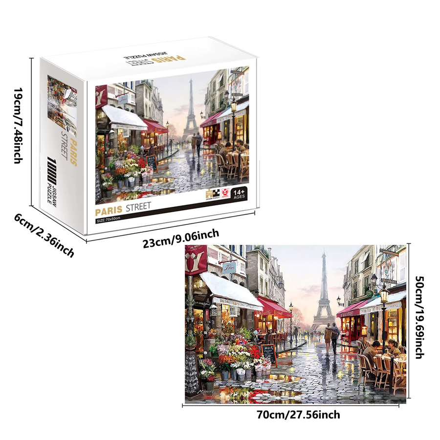 AZNM Paris Street Puzzle, Puzzle, 1.000 Teile, ab 14 Jahre - Bild 2