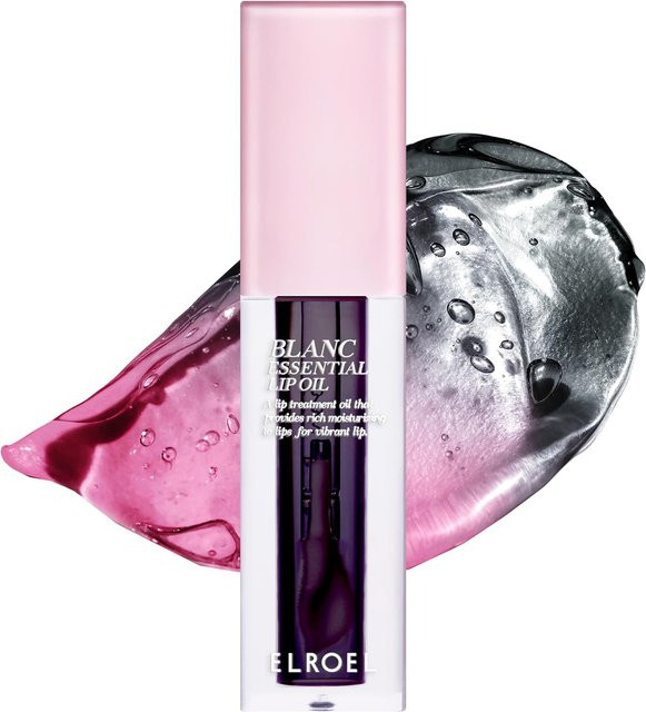 ELROEL Blanc Essential Lippenöl, 4,5g, Black Berry, glänzend - Bild 1