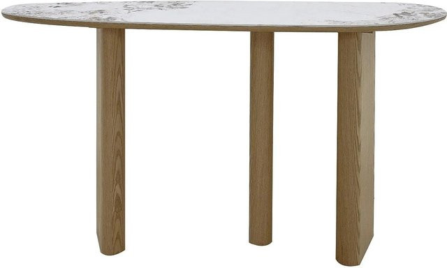 Vente-unique Konsolentisch Modreyo in Weiß mit Keramik und MDF, Breite: 150 cm - Bild 1