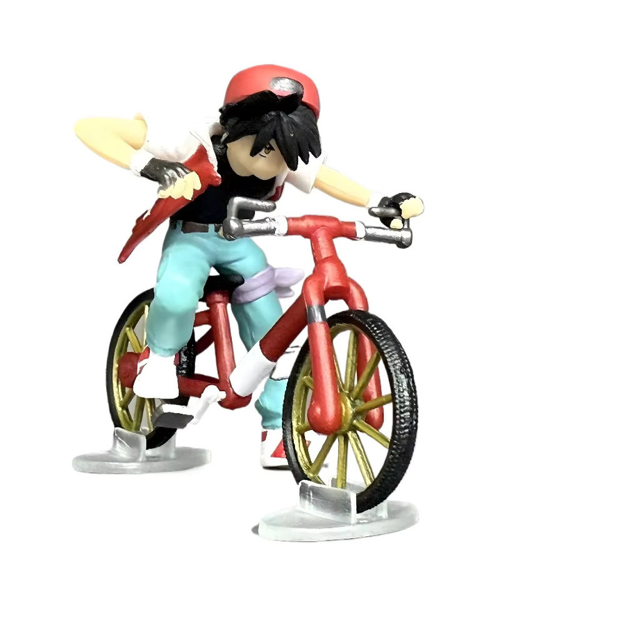 Bandai Pokémon Ash Ketchum beim Radfahren, Actionfigur, 6cm - Bild 3