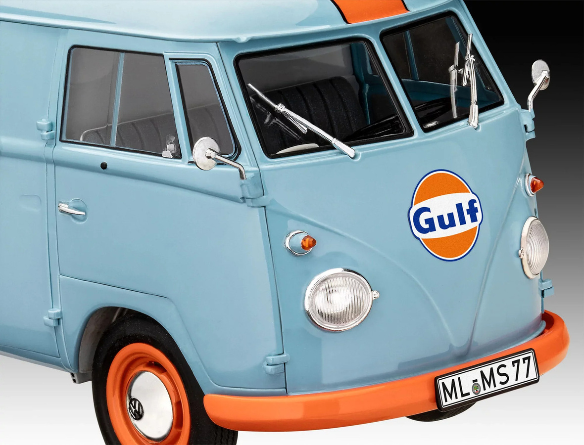 Revell VW T1 panel van Gulf, Automodell Bausatz, 1:24 - Bild 3