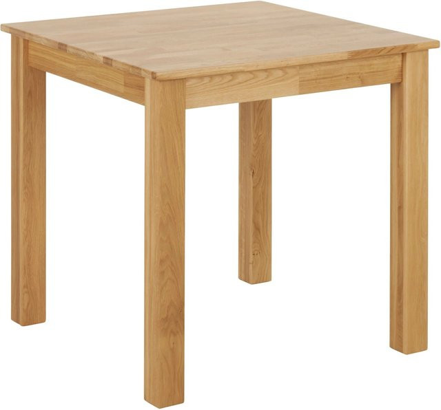 Mömax Esstisch Gerhard Eichefarben, moderner quadratischer Holztisch in Braun, B/T/H: 80 x 80 x 76 cm - Bild 1
