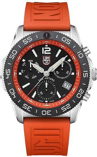 Luminox Chronograph Taucheruhr, Quarz, Edelstahl, 44 mm, Herren, Schwarz - Bild 1
