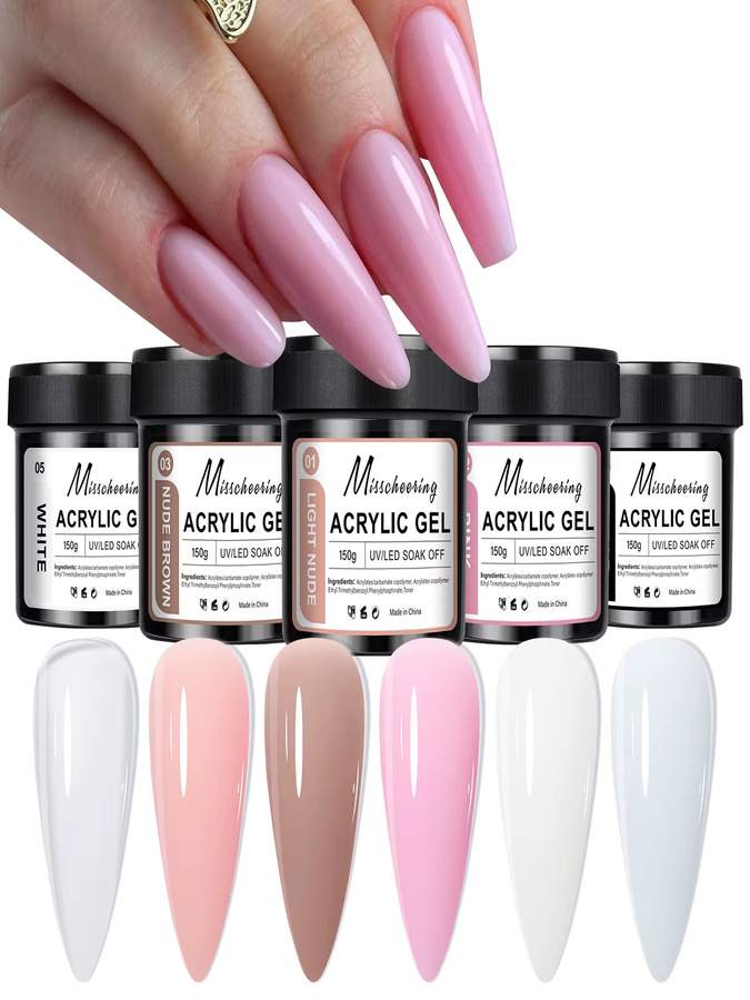 Misscheering Nagelverlängerungsgel, Pink, Glänzend, 150 g - Bild 4