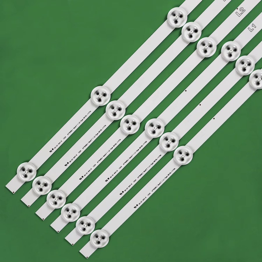 12 Stück LED-Hintergrundbeleuchtungsstreifen von PMALLJF in Weiß für 47LN547V-ZD 47LA613S-ZA 47LA613V-ZA 47LA6130-ZB 47LN540R-ZA 47LN540B-ZA 47LN578S-ZE 47LA620S-ZA - Bild 2