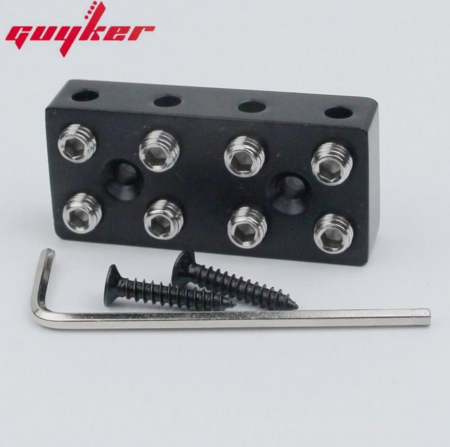 Guyker Headless Bass-Brücke mit Saitenhalter in Grau - Bild 1