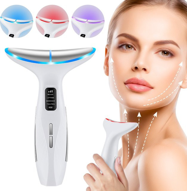 hailicare Mikrostrom-Nacken-Schönheitsgerät, weiß, Unisex - Bild 1