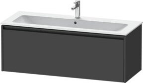Duravit Waschtischunterschrank Ketho.2 in Grau Matt, wandhängend mit 1 Auszug, B/T: 121 x 48 cm - Bild 1